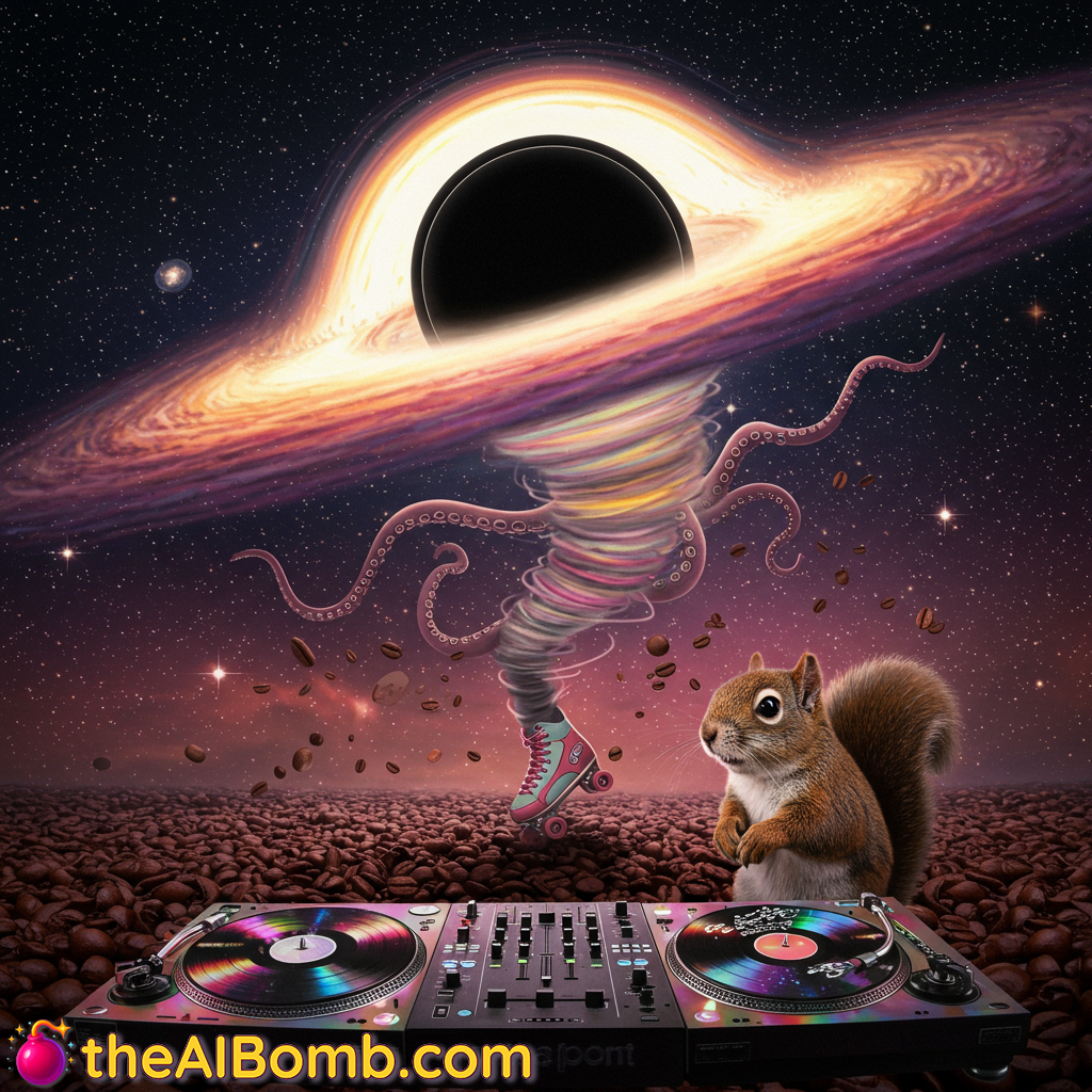Black Hole Spins Like a Drunk Tornado at a Disco!
