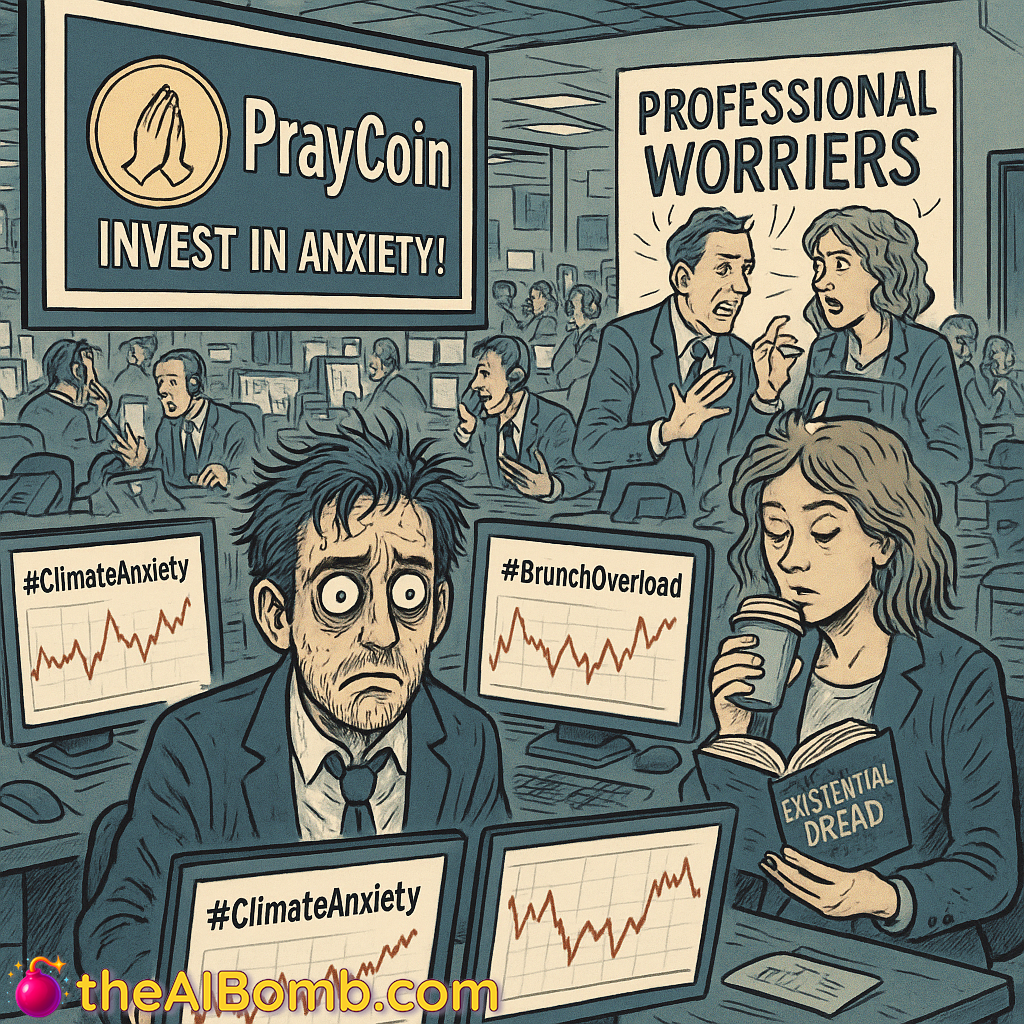 PrayCoin Plummets: Anxiety is Now a Commodity